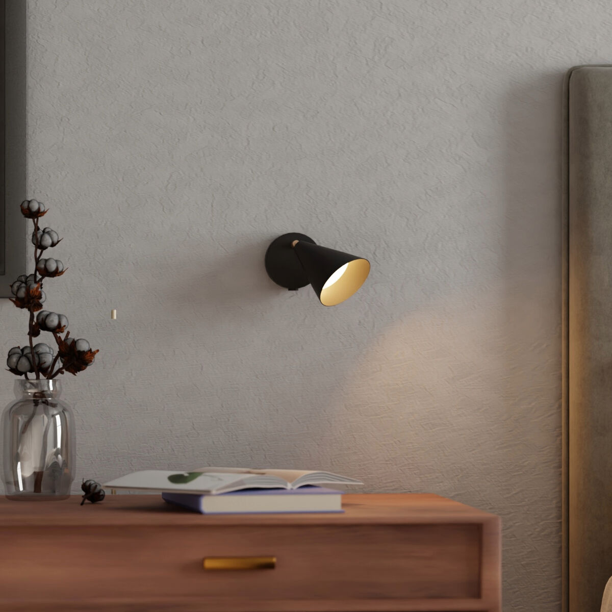 Sessak Lux seinävalaisin musta